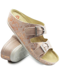 Klapki Damskie Róż Berkemann Luneburg 00742-230