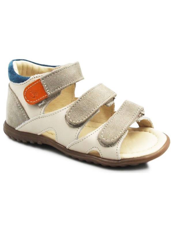 Sandały dla chłopca do nauki chodzenia Emel es 2386-36