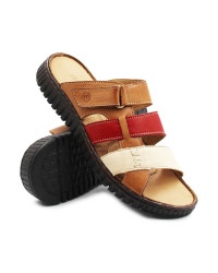 Klapki ze skóry naturalnej dla kobiet na lato do pracy Manitu 900117-21