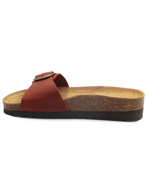 Klapki dla kobiet na lato wakacje do pracy Grunland cb 2682 hola mattone