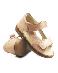 Dziewczęce Sandały Na Lato Mido 21-18 Puder Satyna