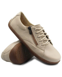 Damskie Buty Barefoot Półbuty Helios 436 beż