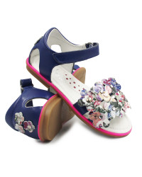 Sandały Dla Dziewczynek z Kwiatuszkami Bartek t-16168/1dj  II gatunek
