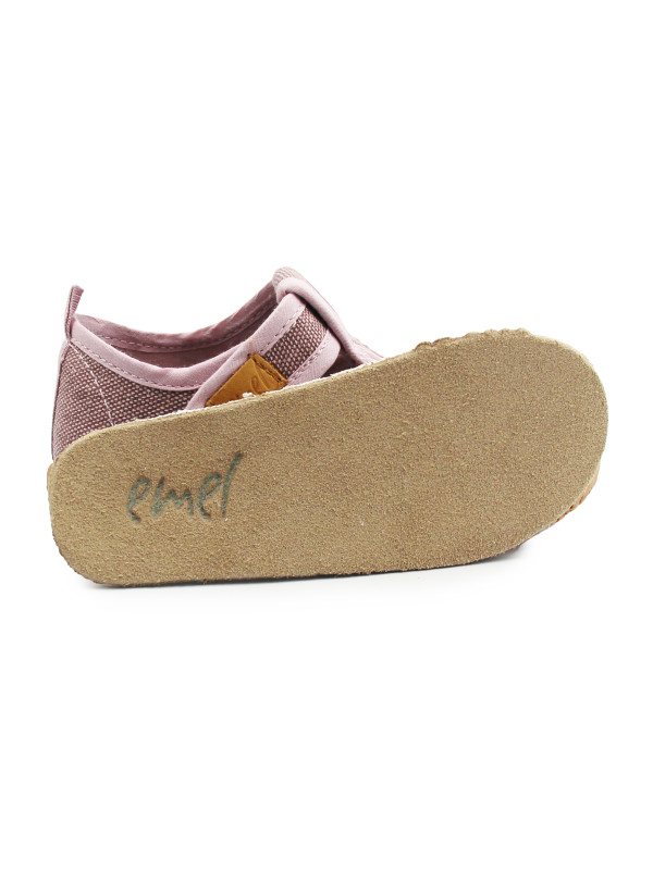 Różowe Kapcie Dla Dziewczynki Do Szkoły i Przedszkola Na Rzep Emel 101-7