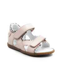 Dziewczęce Sandały Różowe Panterka z Zabudowaną Piętą Emel es2086-46