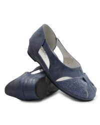 Półbuty sandały na lato dla kobiet seniorek Suave 940461-05