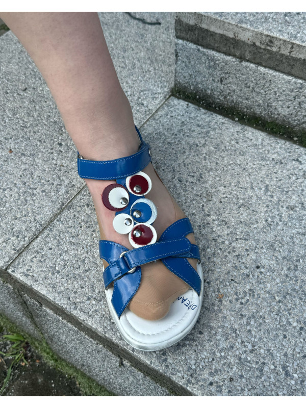 Sandały Młodzieżowe Dla Dziewcząt Na Lato Bartek T-69144/1CG II Gatunek