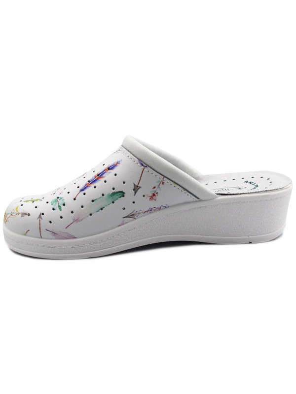 Klapki na koturnie dla kobet do pracy SANITAL-FLEX 707 16