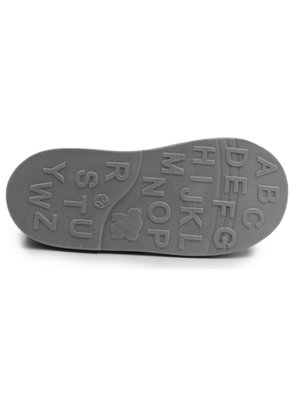 Papcie zmienne do szkoły dla chłopca z obcasem Thomasa Adamki szary dinozaur