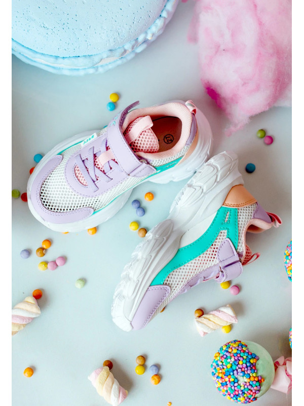 Buty Do Szkoły Dla Dziewczynek Sportowe Adidasy z Siatką Bartek 87008-16