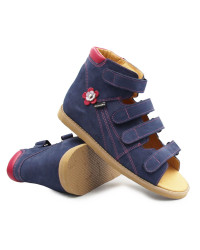 Młodzieżowe sandały korekcyjne z wysokim zapiętkiem Aurelka