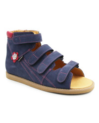 Młodzieżowe sandały korekcyjne z wysokim zapiętkiem Aurelka