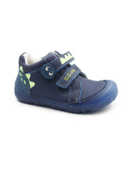 Buty Na Wiosnę Dla Chłopczyków Barefoot Świecąca Podeszwa w Ciemności DD STEP S073-52875V Royal Blue