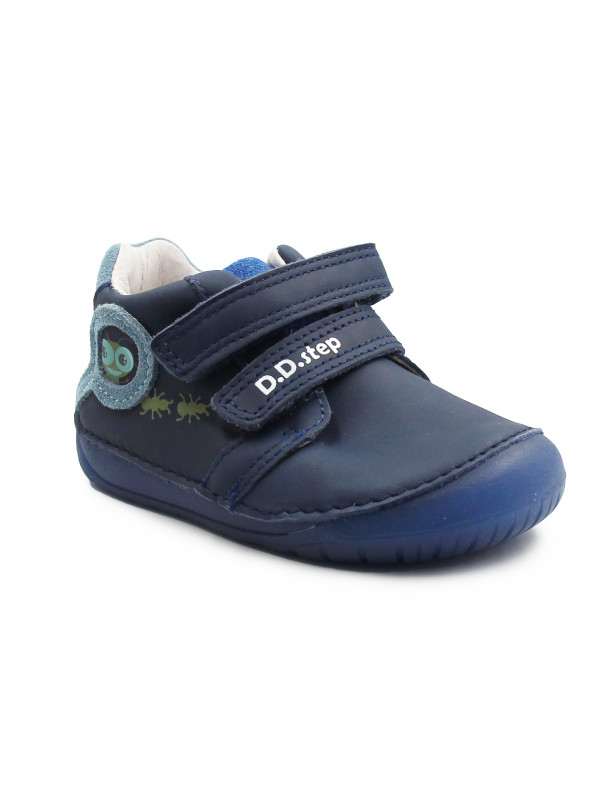 Półbuty Dla Chłopczyka na Wiosnę Barefoot DD STEP S070-52576 Bermuda Blue