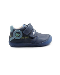 Półbuty Dla Chłopczyka na Wiosnę Barefoot DD STEP S070-52576 Bermuda Blue