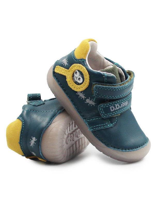 Buty Świecące w Ciemności Dla Chłopca Barefoot Na Wiosnę DD STEP S070-52576B Calypso Sky