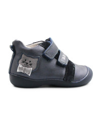 Dziecięce Buty Na Wiosnę z Kotkiem DD STEP S015-52412 Royal Blue
