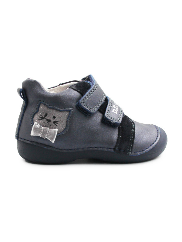 Dziecięce Buty Na Wiosnę z Kotkiem DD STEP S015-52412 Royal Blue
