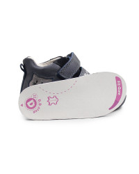 Dziecięce Buty Na Wiosnę z Kotkiem DD STEP S015-52412 Royal Blue