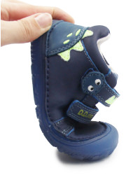 Buty Na Wiosnę Dla Chłopczyków Barefoot Świecąca Podeszwa w Ciemności DD STEP S073-52875V Royal Blue