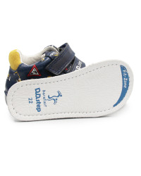 Buty Na Wiosnę Dla Chłopczyka Koparka Barefoot DD STEP S070-52480B Royal Blue