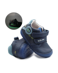 Półbuty Dla Chłopczyka na Wiosnę Barefoot DD STEP S070-52576 Bermuda Blue