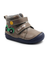 Ocieplane Buty Dziecięce Na Zimę i Jesień Dla Chłopczyków DD STEP S071-52771B Dark Grey