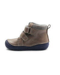 Ocieplane Buty Dziecięce Na Zimę i Jesień Dla Chłopczyków DD STEP S071-52771B Dark Grey