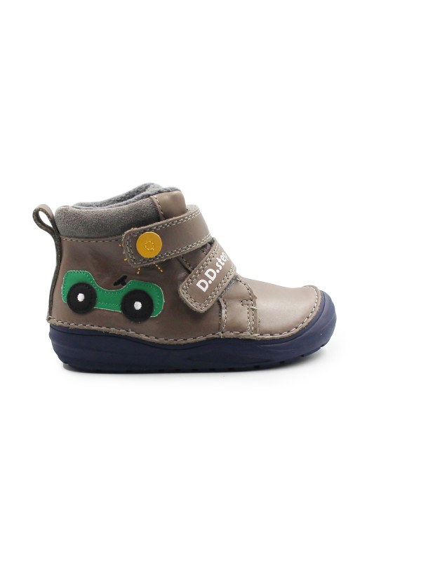 Ocieplane Buty Dziecięce Na Zimę i Jesień Dla Chłopczyków DD STEP S071-52771B Dark Grey