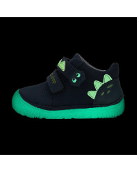 Buty Na Wiosnę Dla Chłopczyków Barefoot Świecąca Podeszwa w Ciemności DD STEP S073-52875V Royal Blue