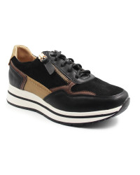 Półbuty Damskie Na Jesień Wojtyłko 7a26024 Espresso Czarny