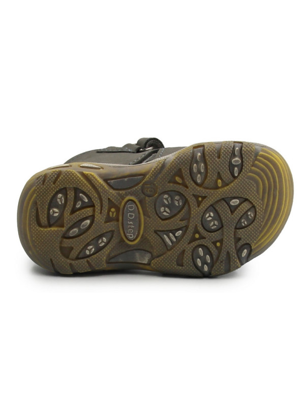 Sandały Dla Chłopca Na Lato Skórzane DD STEP ac290-820 Zebra