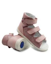 Sandały dla dziewczynek z obcasem thomasa do szkoły Bartek 86803-027