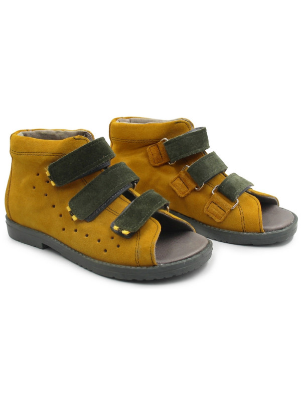 Sandały dla chłopca z obcasem thomasa do szkoły przedszkola Dawid 014 II gatunek