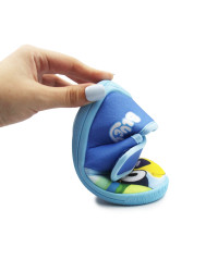 Kapcie Dziecięce Do Szkoły i Przedszkola Na Rzep Bartek 87851-17 Pieski Bluey