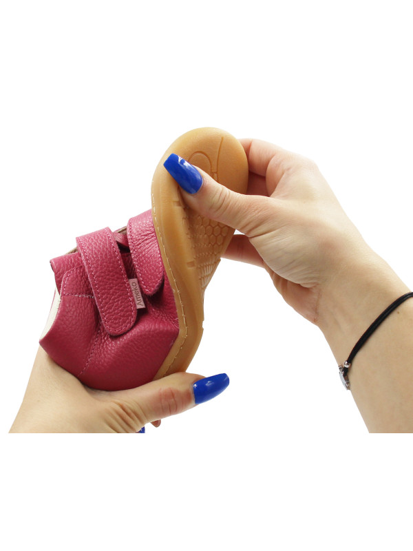 Buty Na Wiosnę Dla Dziewczynek Barefoot Ameko Dakota Fuxia
