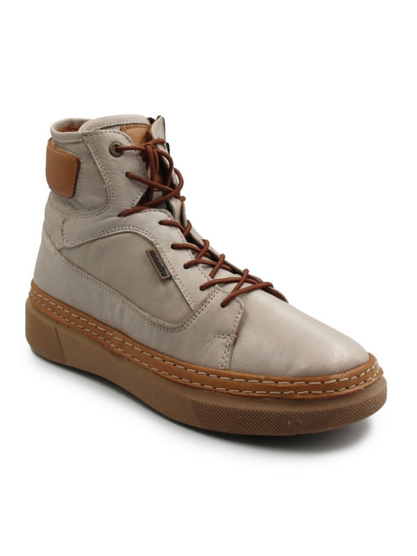 Trzewiki damskie ocieplanę na zimę Manitu 990354-09 grau