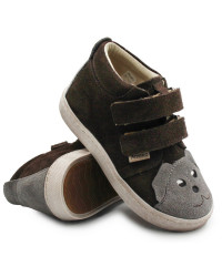 Wiosenne buty dla chłopca ze skóry naturalnej Ameko alex-brązowy