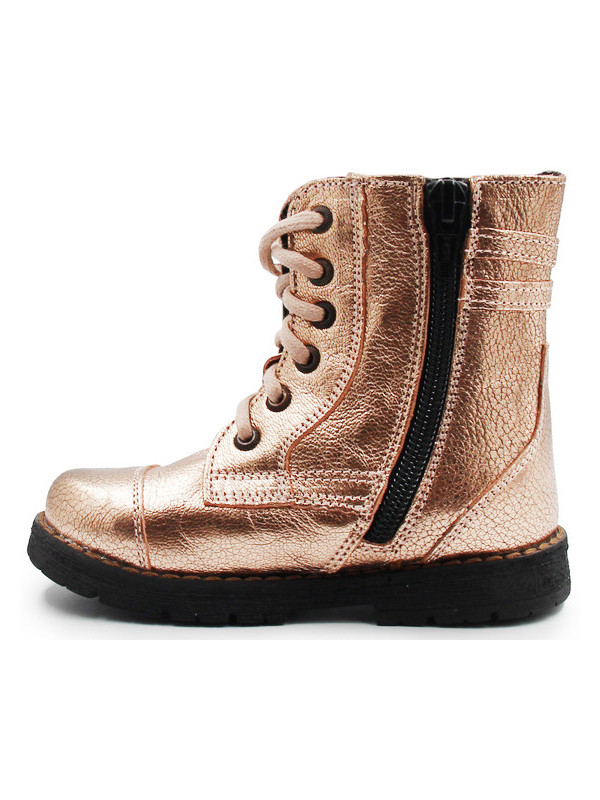 Złote kozaczki dla dziewczynek na zimę Emel EY2605-3