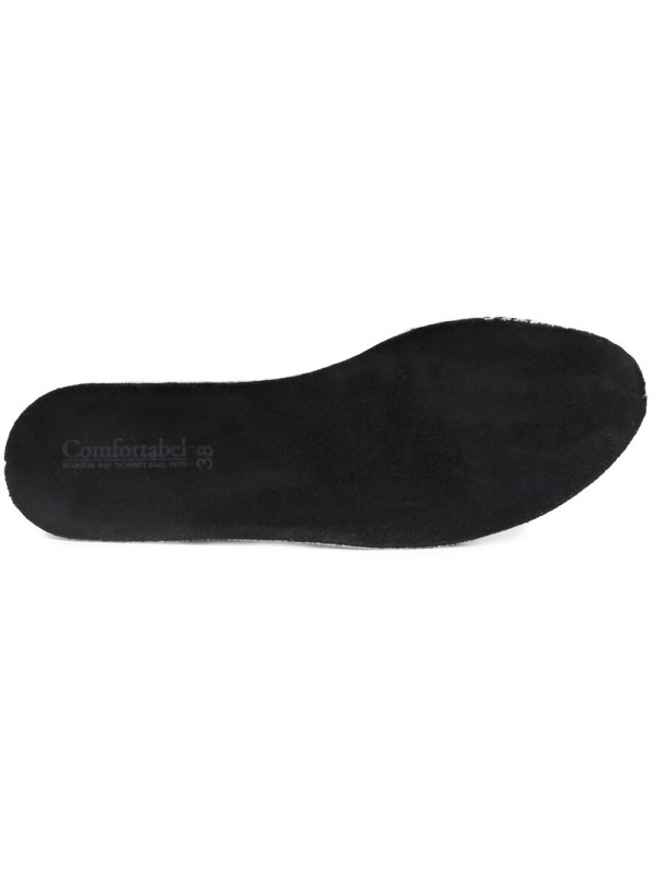 Skórzane buty damskie ocieplane na zimę Comfortabel 990223-01 czarne