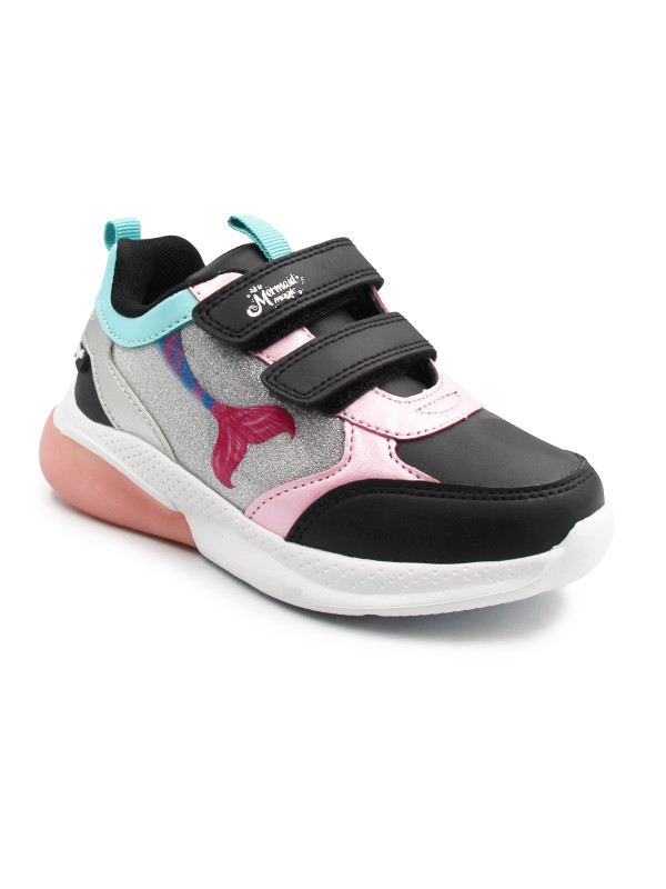 Półbuty Dziewczęce Na Wiosnę Świecące LED Syrenki Primigi 8988500 Mermaid Magic