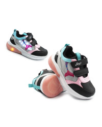 Półbuty Dziewczęce Na Wiosnę Świecące LED Syrenki Primigi 8988500 Mermaid Magic