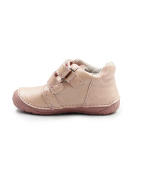 Buciki Dla Dziewczynki Na Wiosnę Barefoot Motylek DD STEP S070-52656T Baby Pink