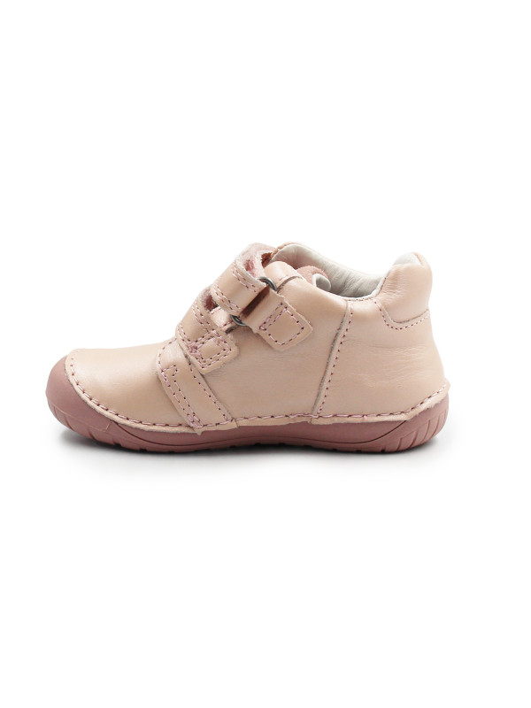 Buciki Dla Dziewczynki Na Wiosnę Barefoot Motylek DD STEP S070-52656T Baby Pink