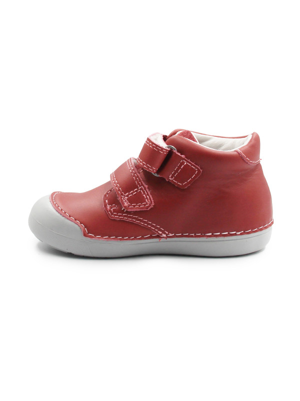 Buty Dziewczęce Na Wiosnę Na Rzep w Kwiatuszki DD STEP S066-52842BT Raspberry