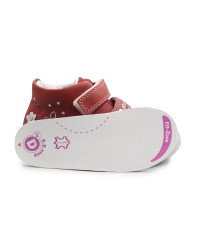 Buty Dziewczęce Na Wiosnę Na Rzep w Kwiatuszki DD STEP S066-52842BT Raspberry