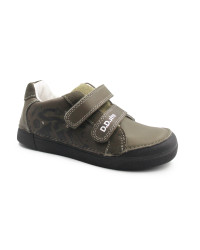 Chłopięce Buty Na Wiosnę Półbuty LED DD STEP S068-52288MZ Khaki