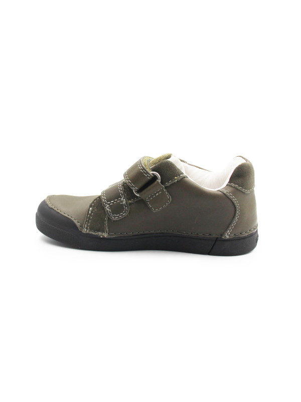 Chłopięce Buty Na Wiosnę Półbuty LED DD STEP S068-52288MZ Khaki