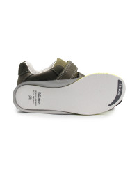 Chłopięce Buty Na Wiosnę Półbuty LED DD STEP S068-52288MZ Khaki