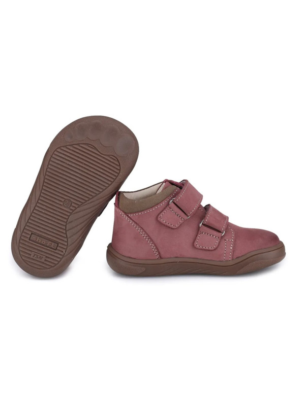 Buty Jesienne Dziewczęce Barefoot Różowe Trampki Emel E 2145C-2